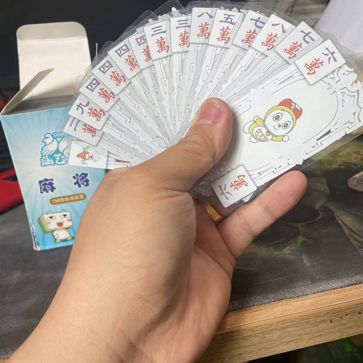 The organic poker mahjong will show the dice